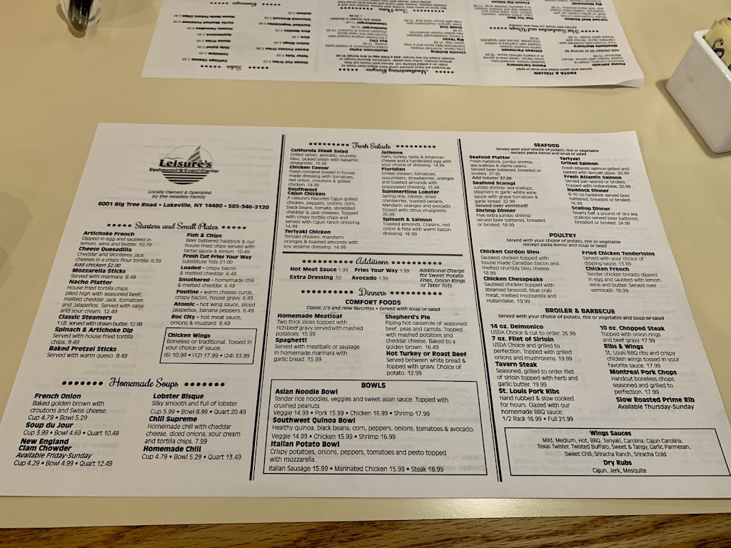 Leisure's, Lakeville, NY