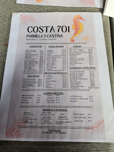 Costa 701 Parrilla y Cantina