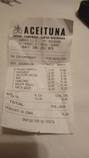 La Aceituna, Alfoz de Quintanadueñas