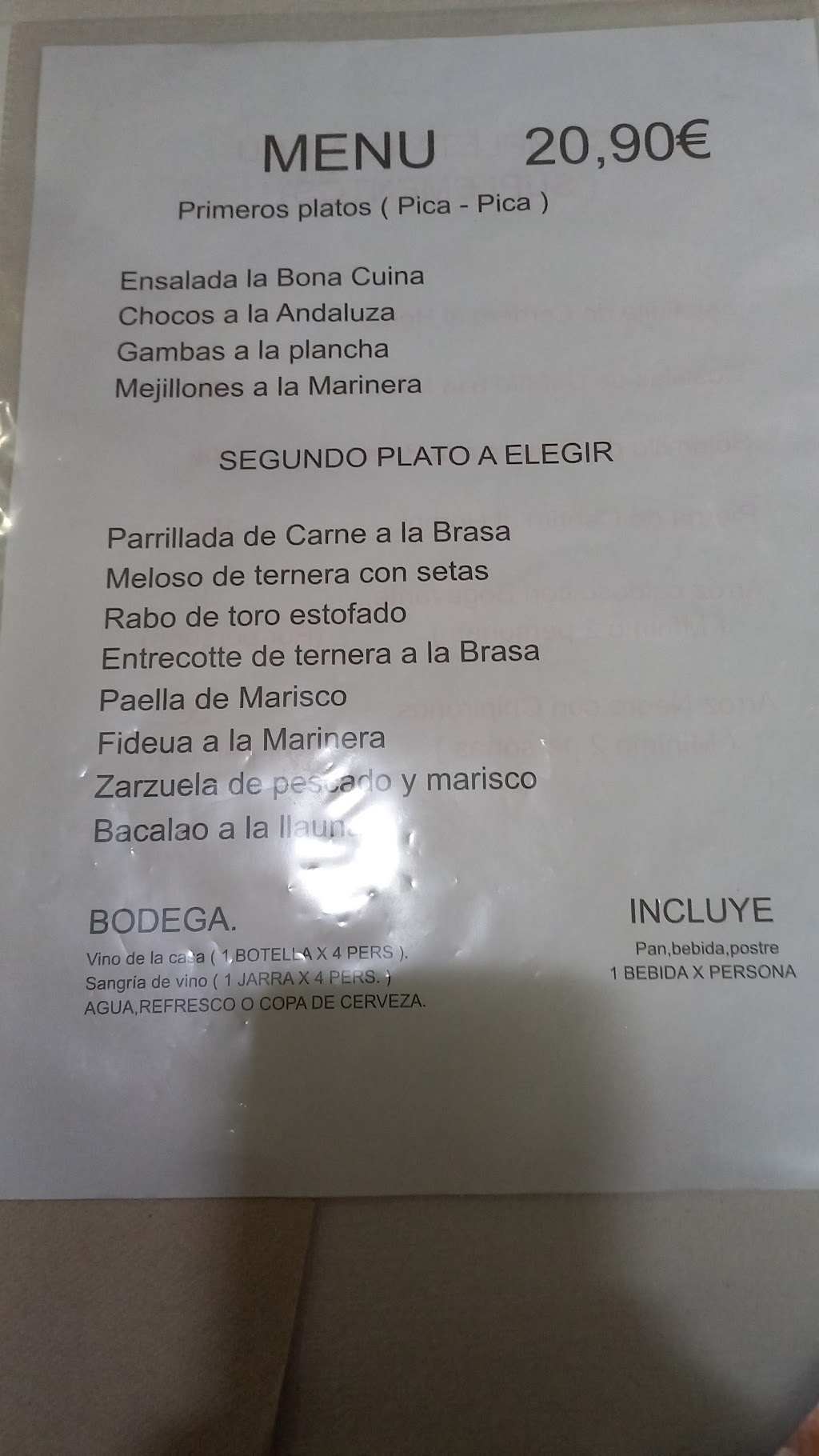 Restaurant La Bona Cuina, Viladecans