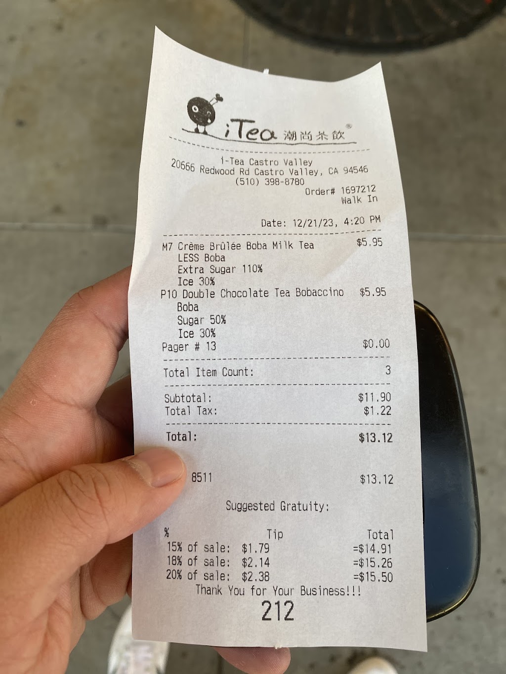 Te’Amo Boba Tea x Mochi Donut, Castro Valley, CA