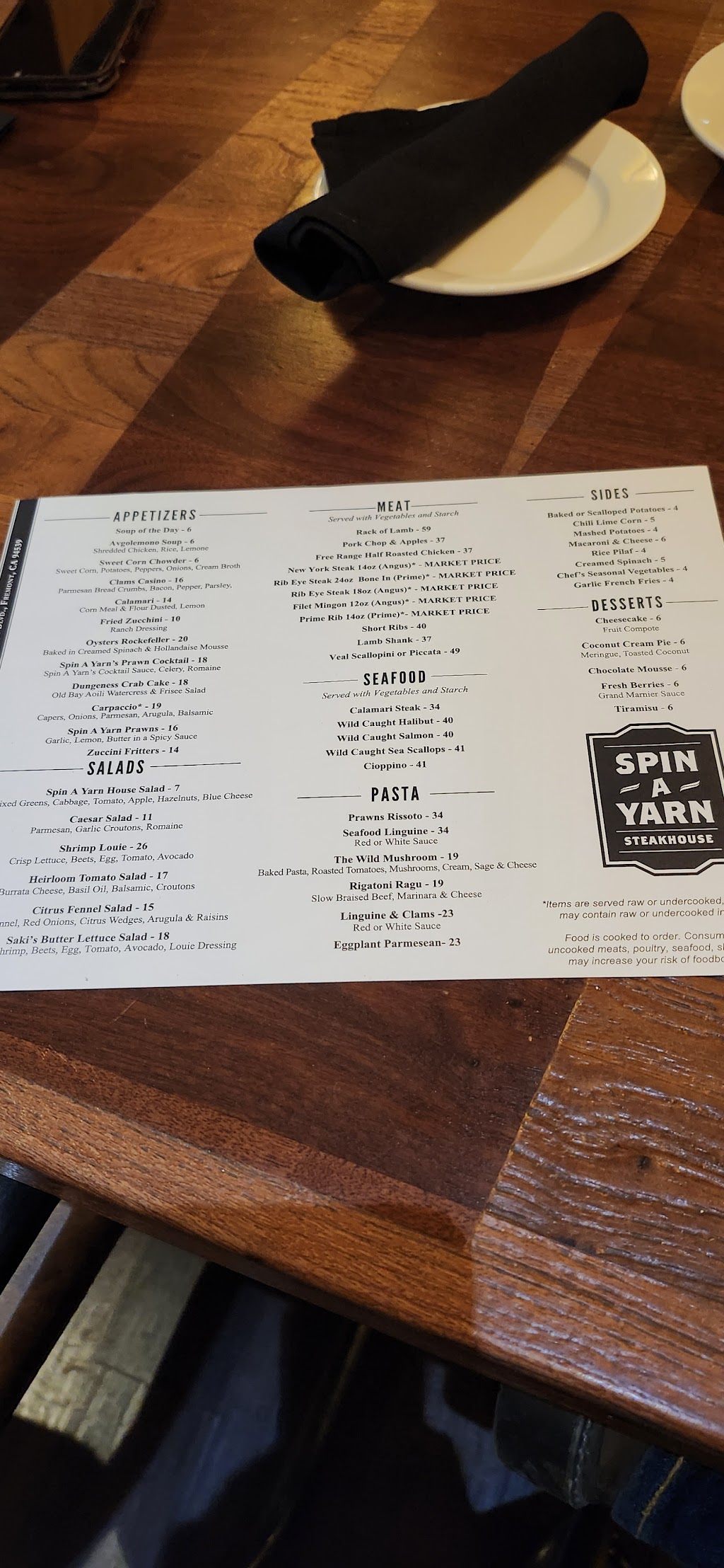 Spin-A-Yarn Steakhouse