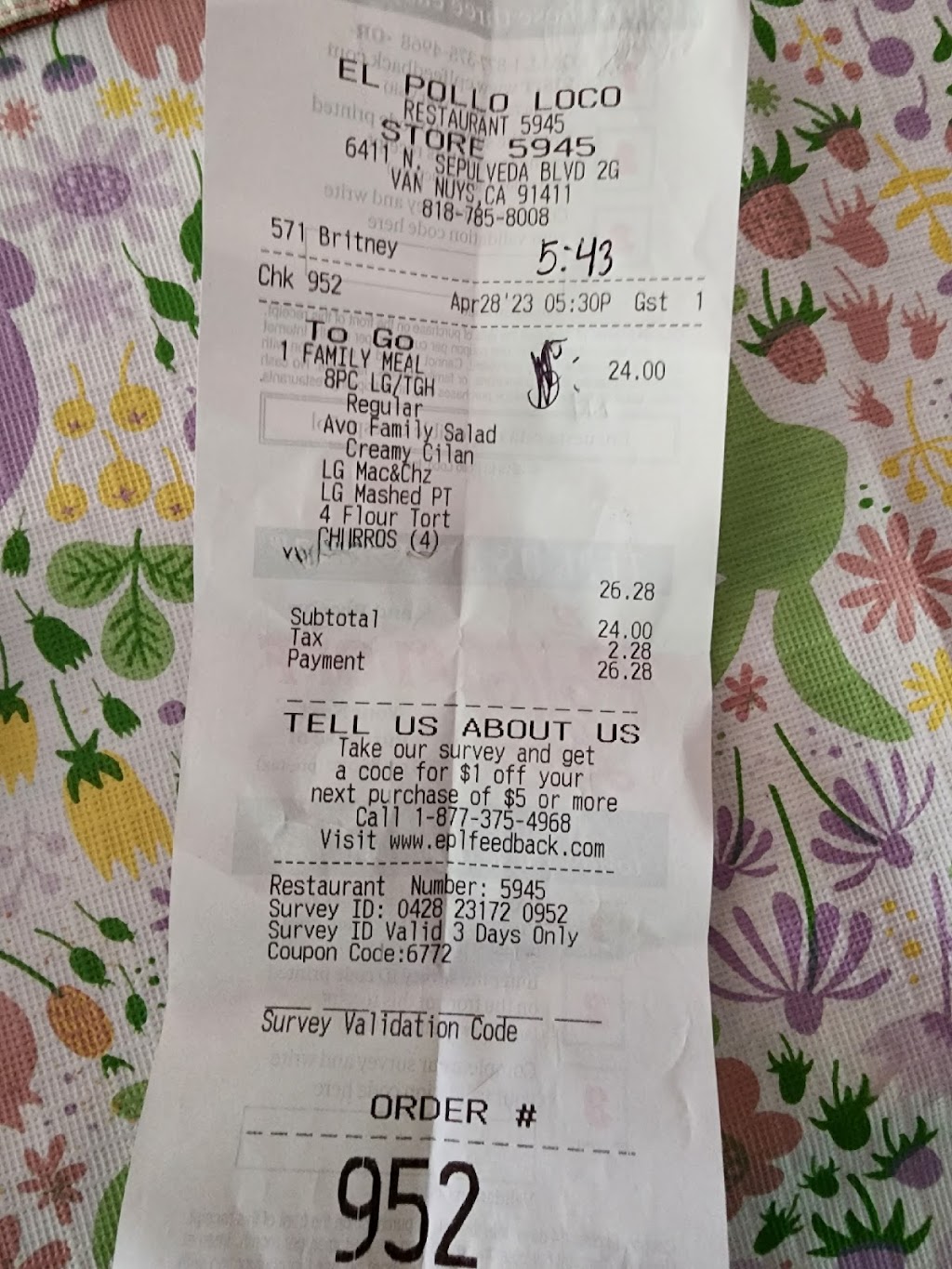 El Pollo Loco, Canoga Park, CA
