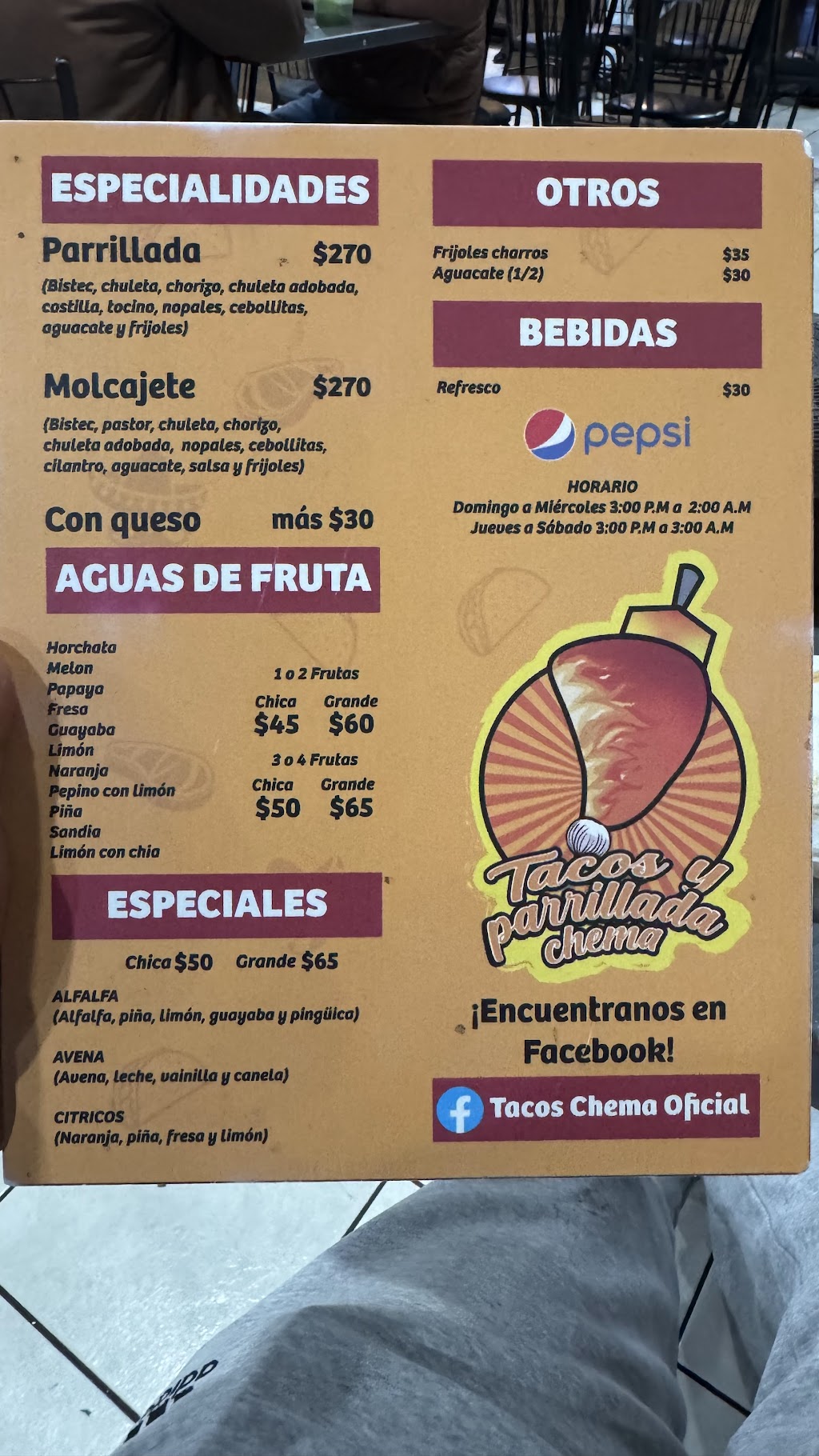 Tacos y Parrilla Chema