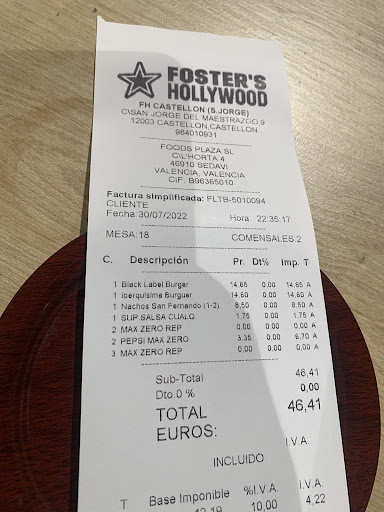 Foster's Hollywood