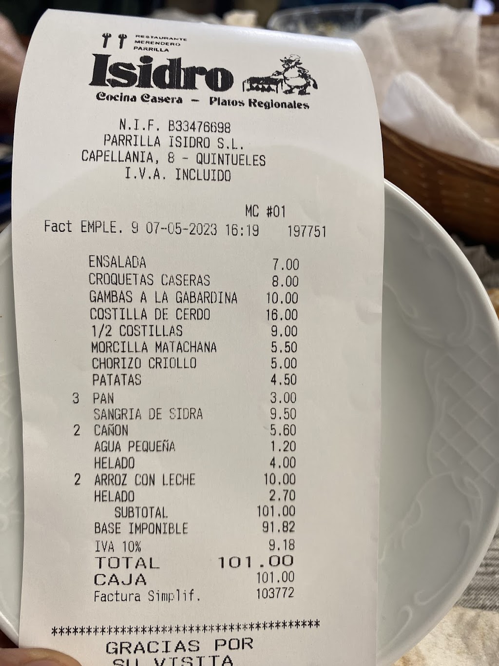 Parrilla Isidro