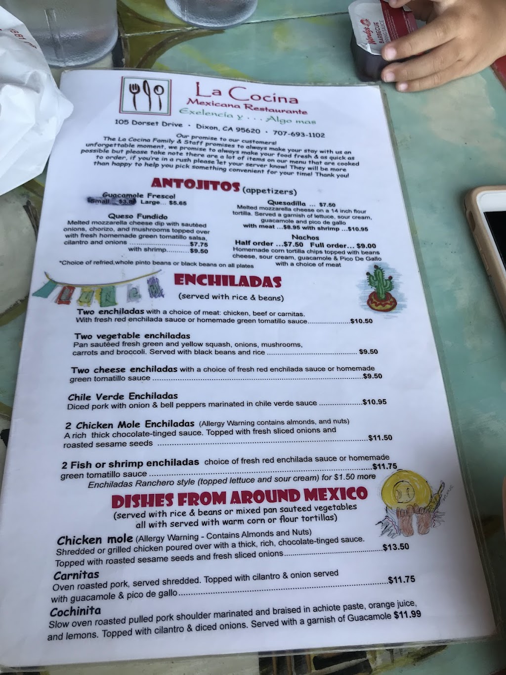 La Cocina Mexicana Restaurante, Dixon, CA