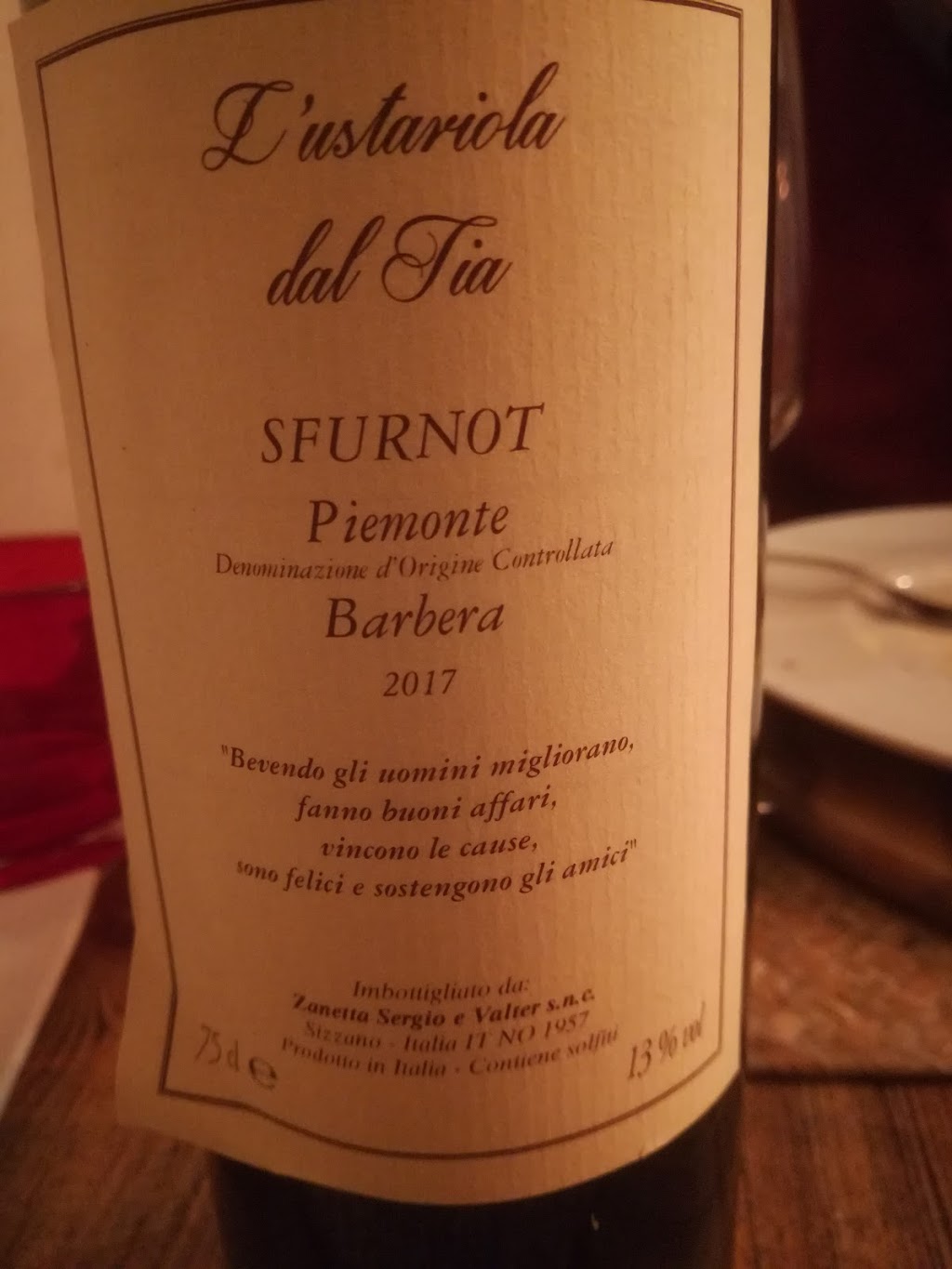 L' Ustariola dal Tia, Briga Novarese