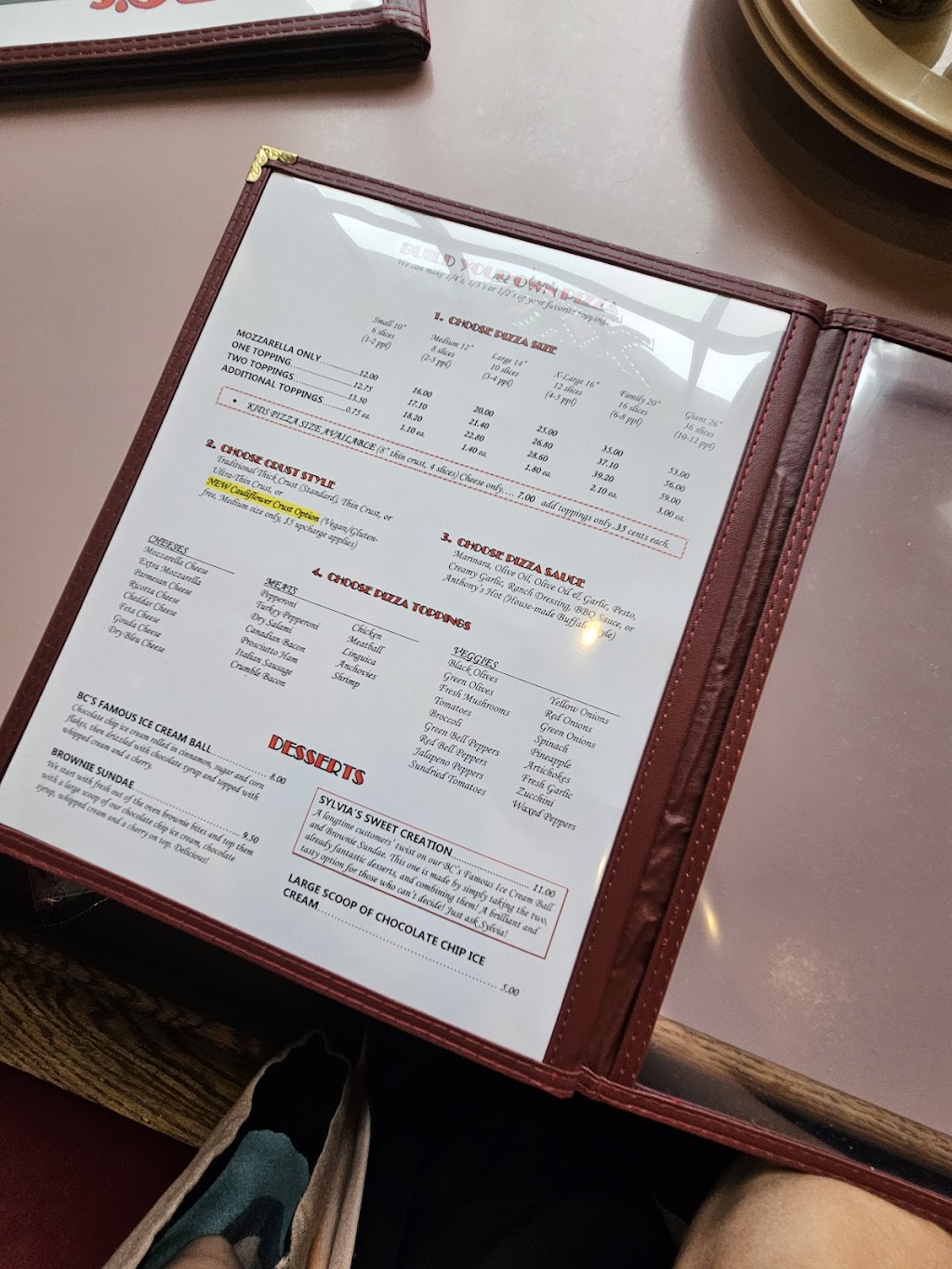 BC’s Pizza