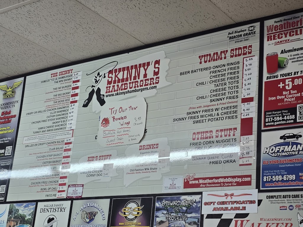 Skinny's Hamburgers, Weatherford, TX