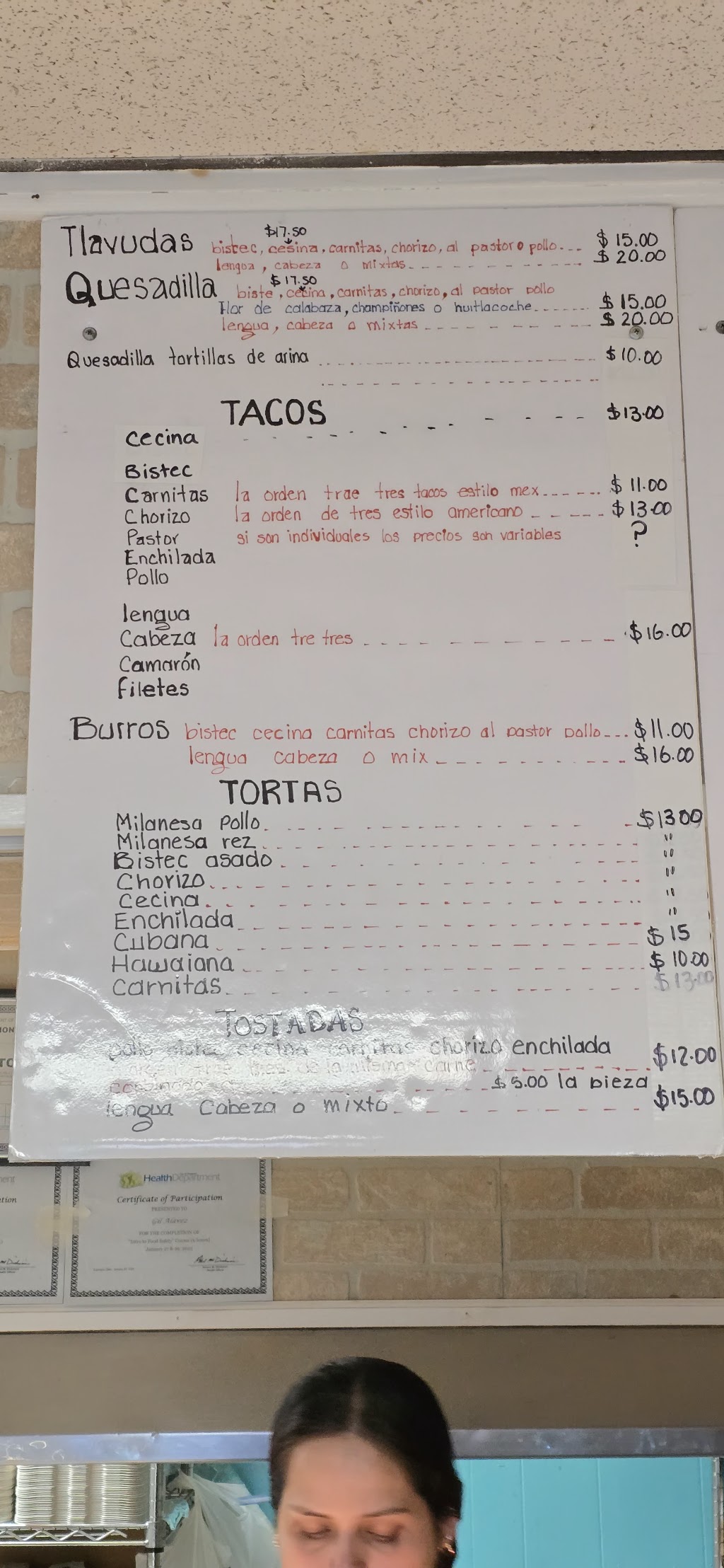 Tortas, Sandwich y Hot Dogs
