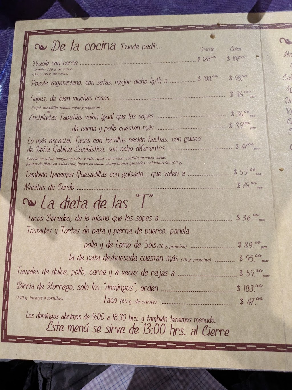 Fonda Doña Gabina Escolástica