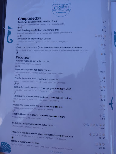 Snackbar Malibu