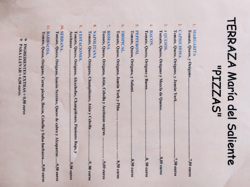 Restaurante María del Saliente