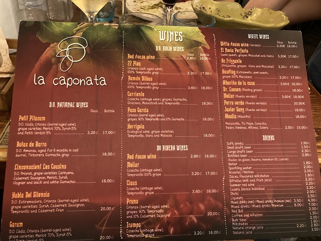 La caponata, Tomares