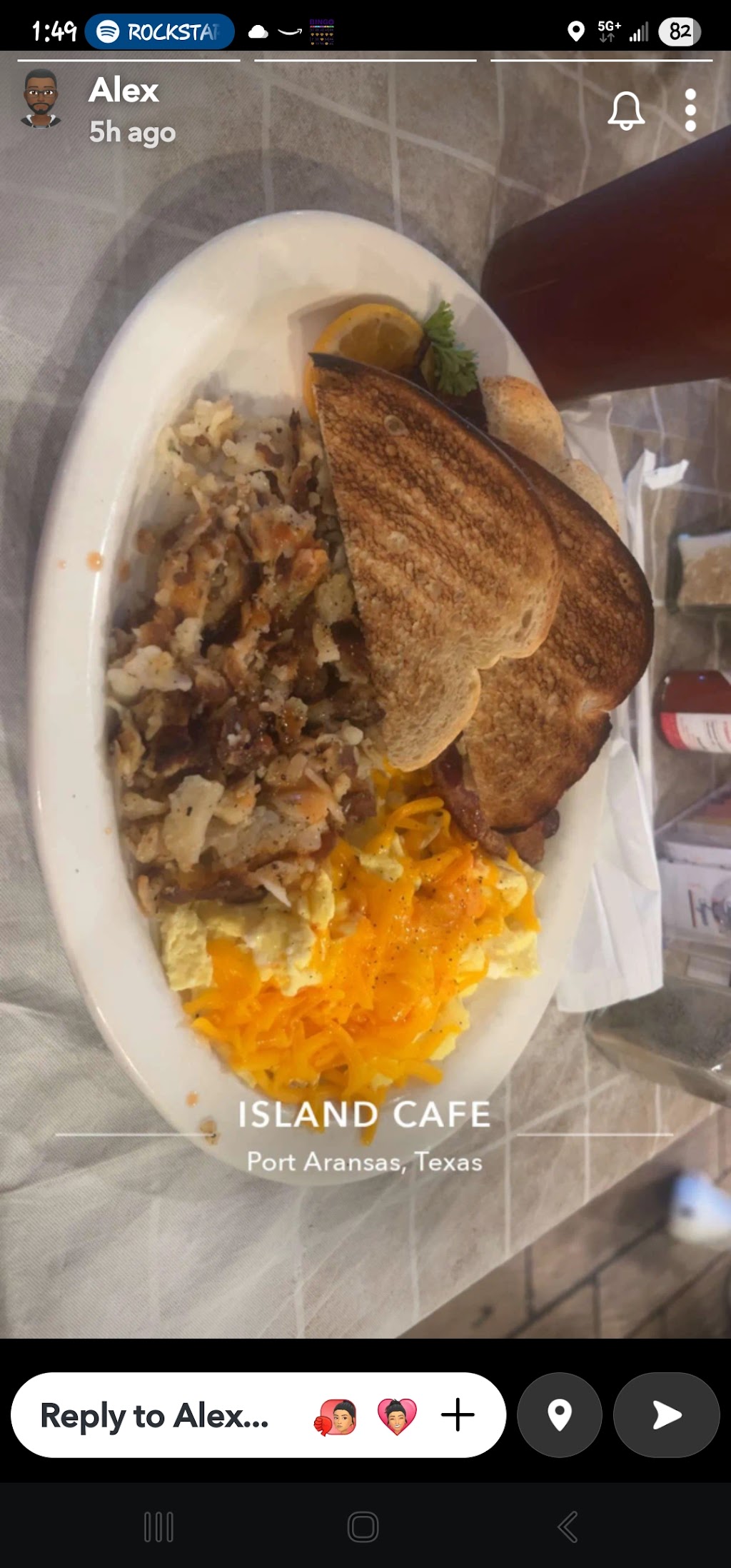 Island Cafe, Port Aransas, TX