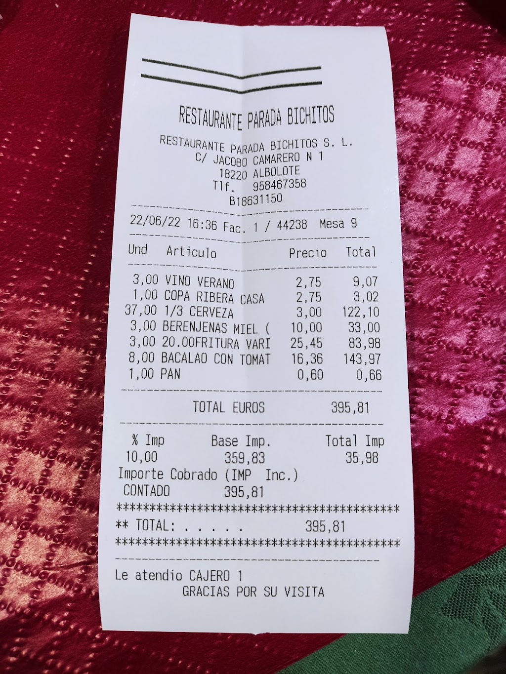 Restaurante Parada Bichitos