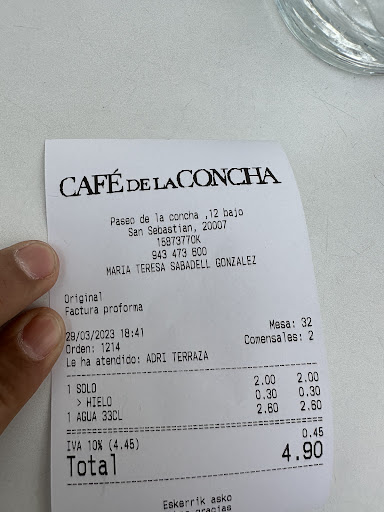 Cafe de la Concha