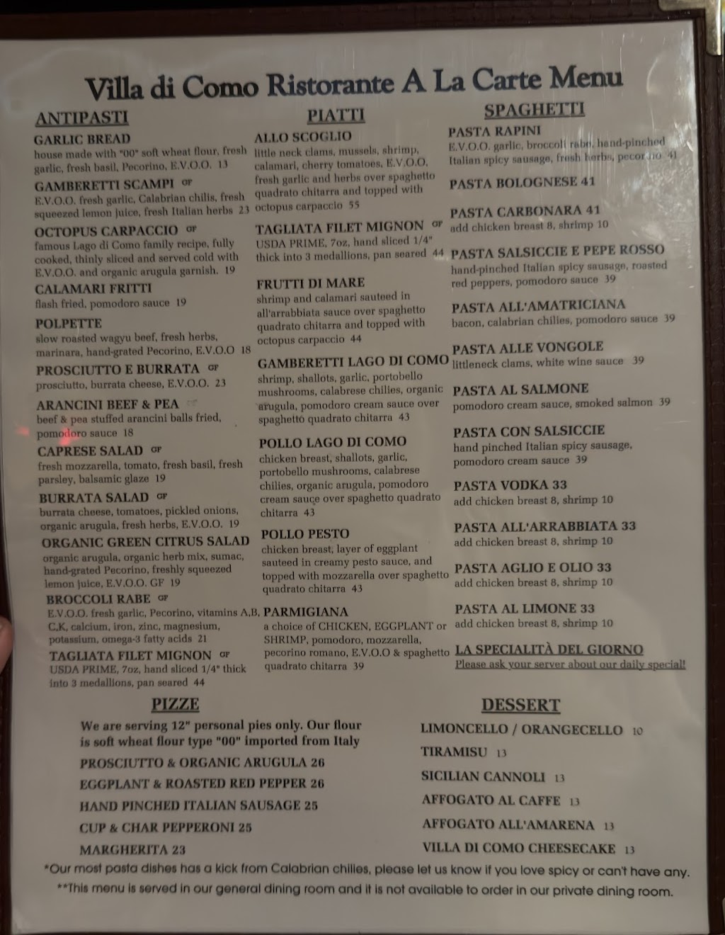 Villa di Como Ristorante