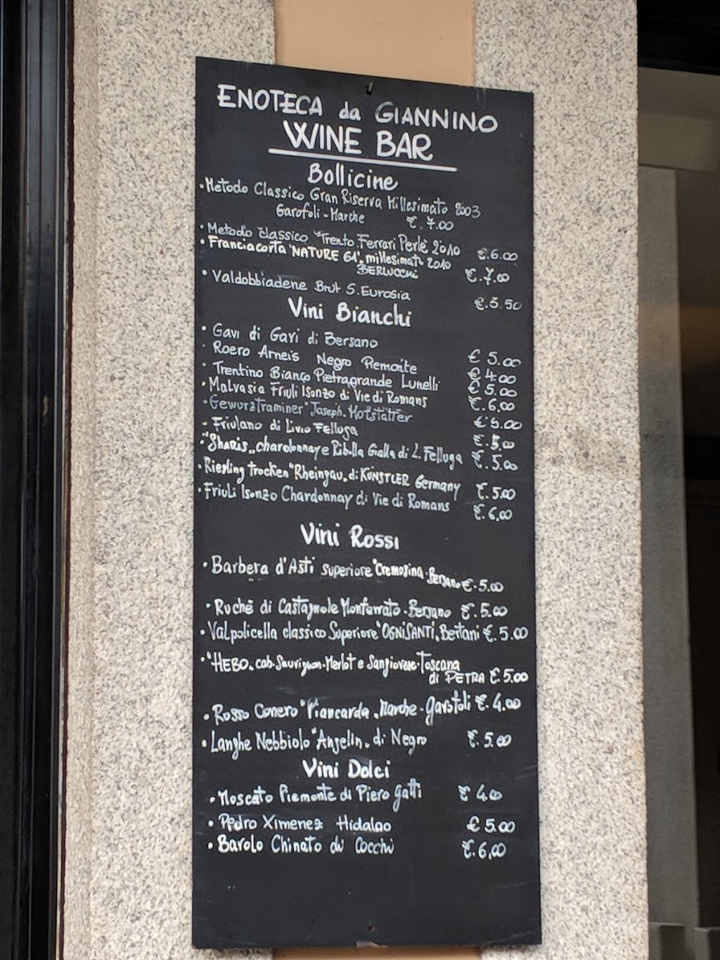 Enoteca da Giannino, Stresa