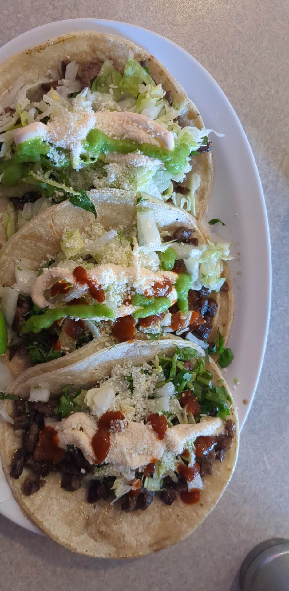 Comida Corrida, Carne Asada, Tacos de Guisado