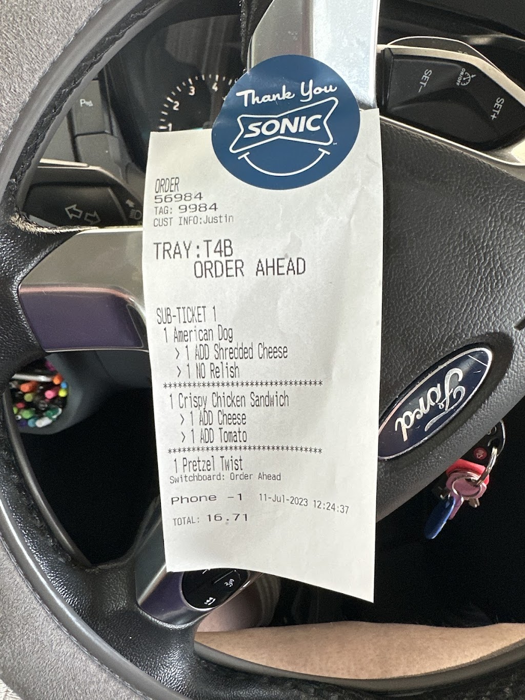 Sonic, Colorado City, TX
