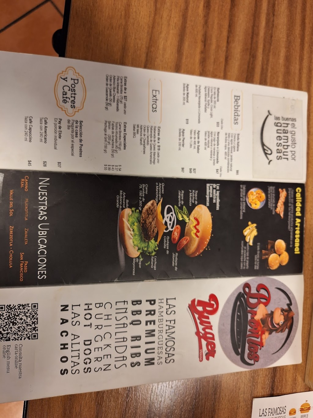 Brontos Zerezotla Hamburguesas al Carbón