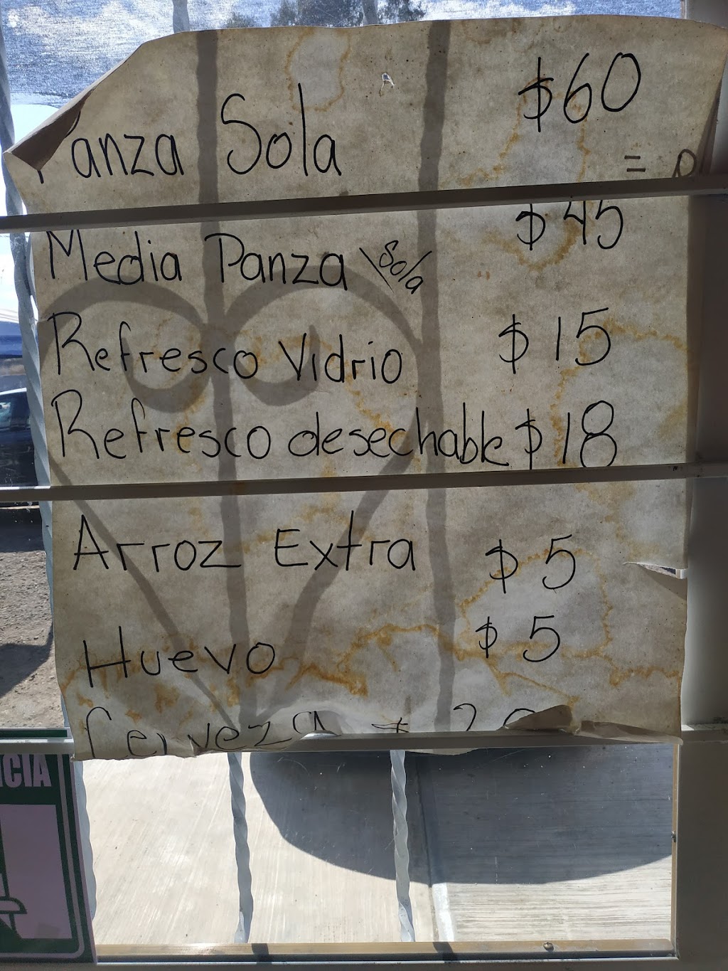 Mole de panza “La Güera”