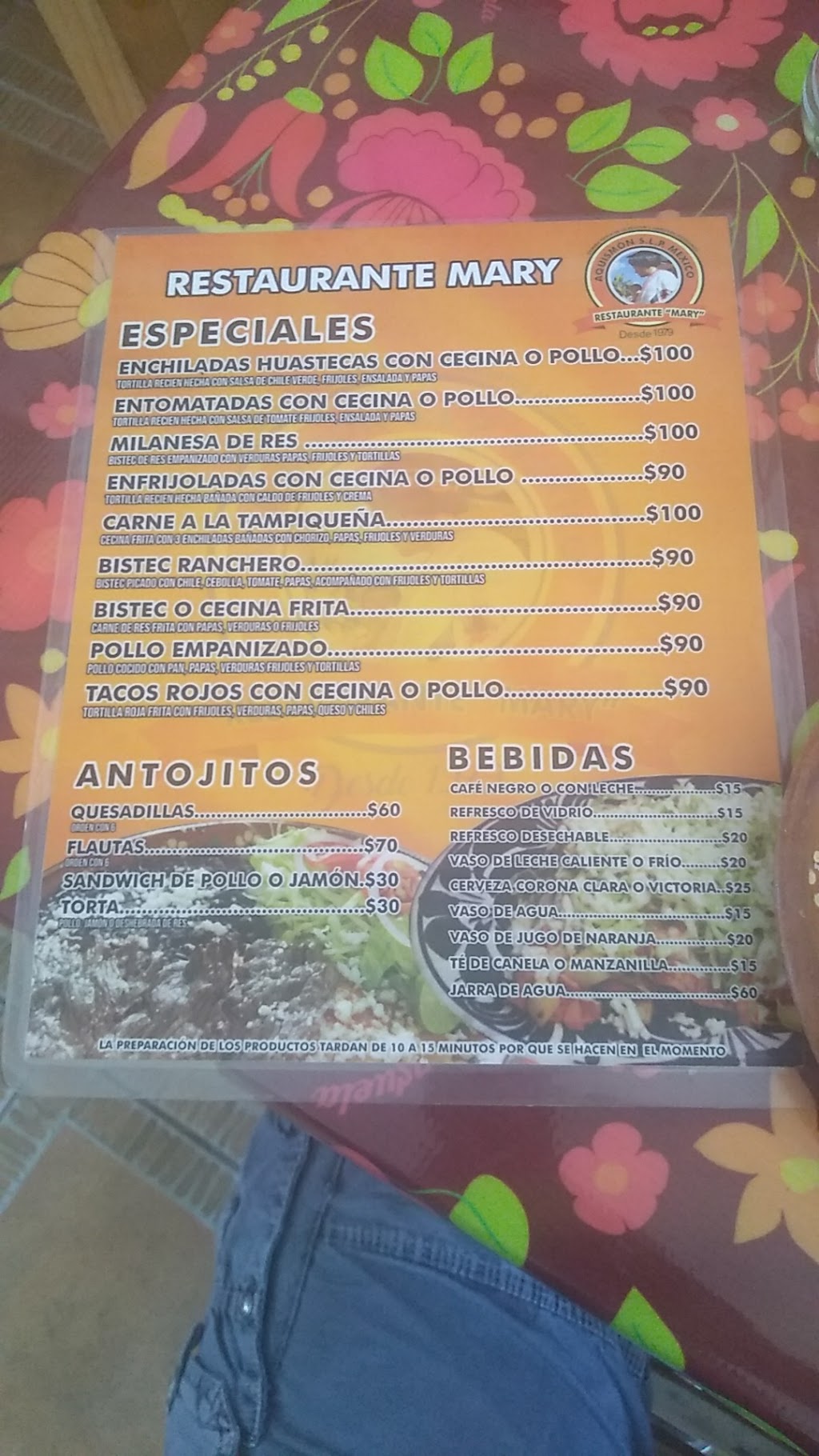 Restaurante Mary, Aquismón