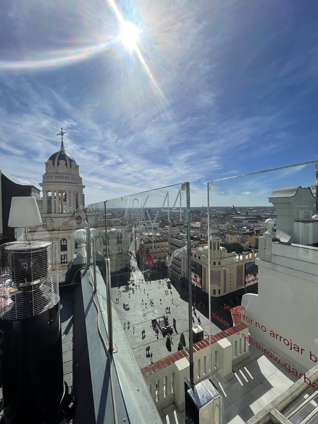 Sky 44 Rooftop Terraza & Bar Madrid
