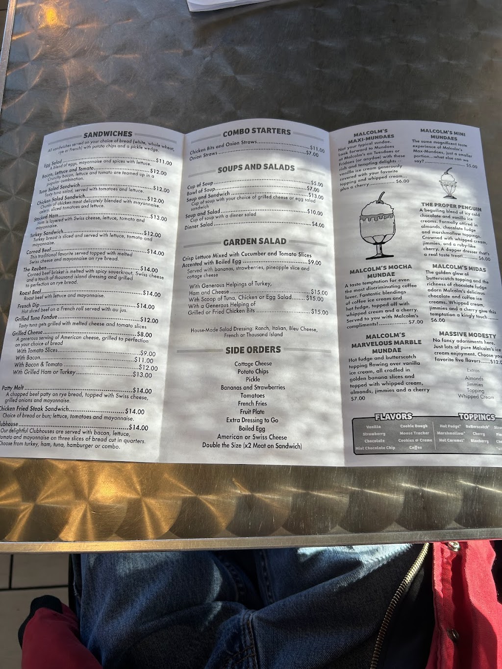 Malcolm’s Ice Cream & Food Temptations