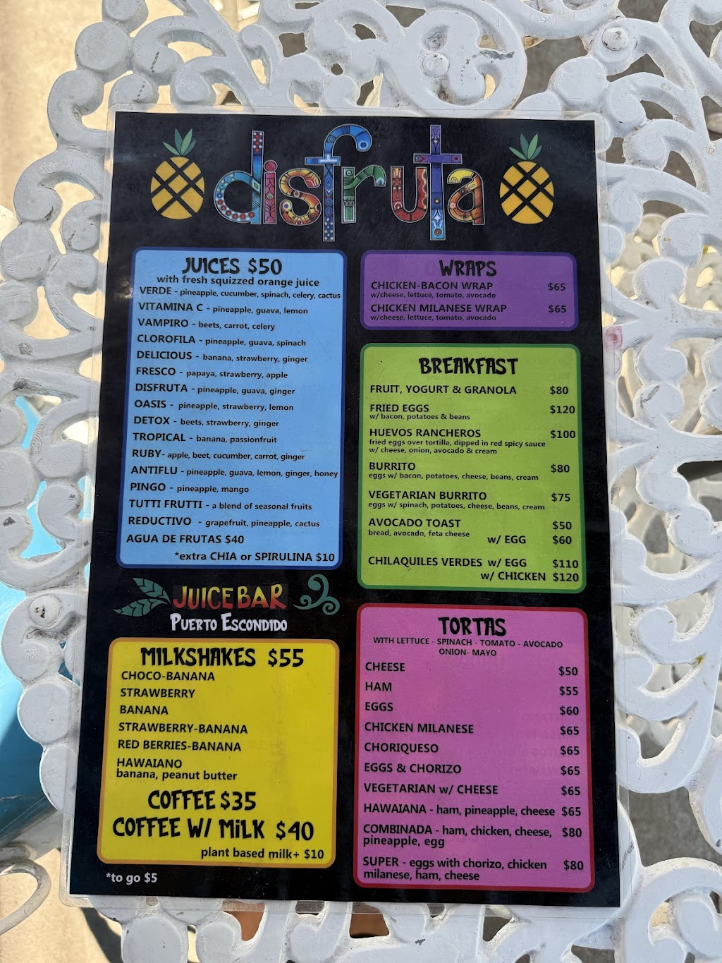 Disfruta - Juice Bar