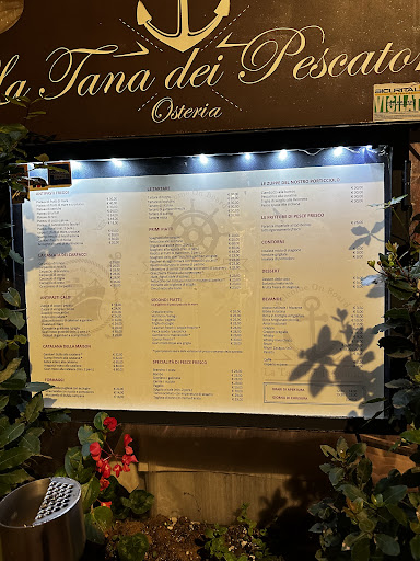 Osteria La Tana Dei Pescatori