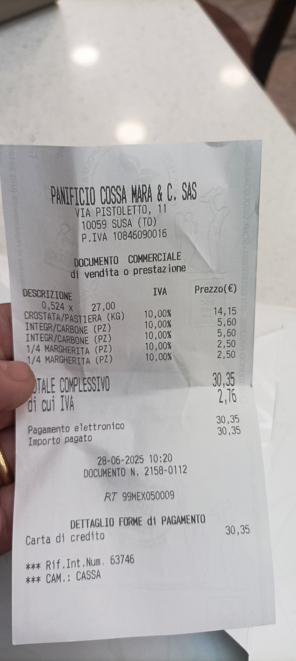 Pane Amore e..., Susa