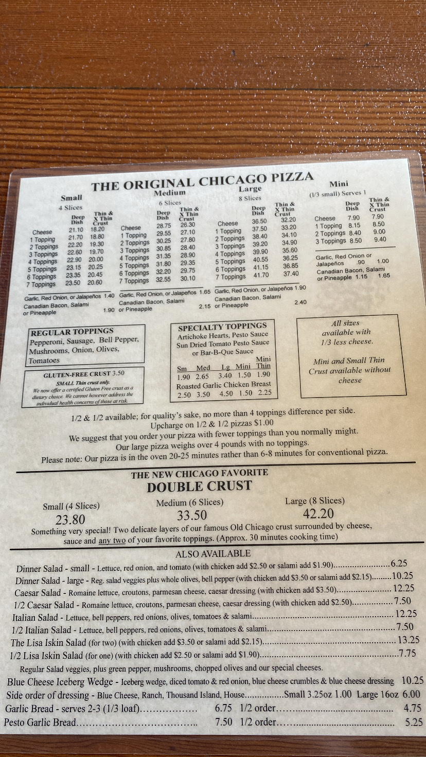 Old Chicago Pizza