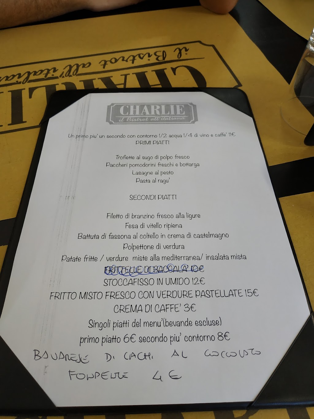 Bistrot Charlie, Varazze