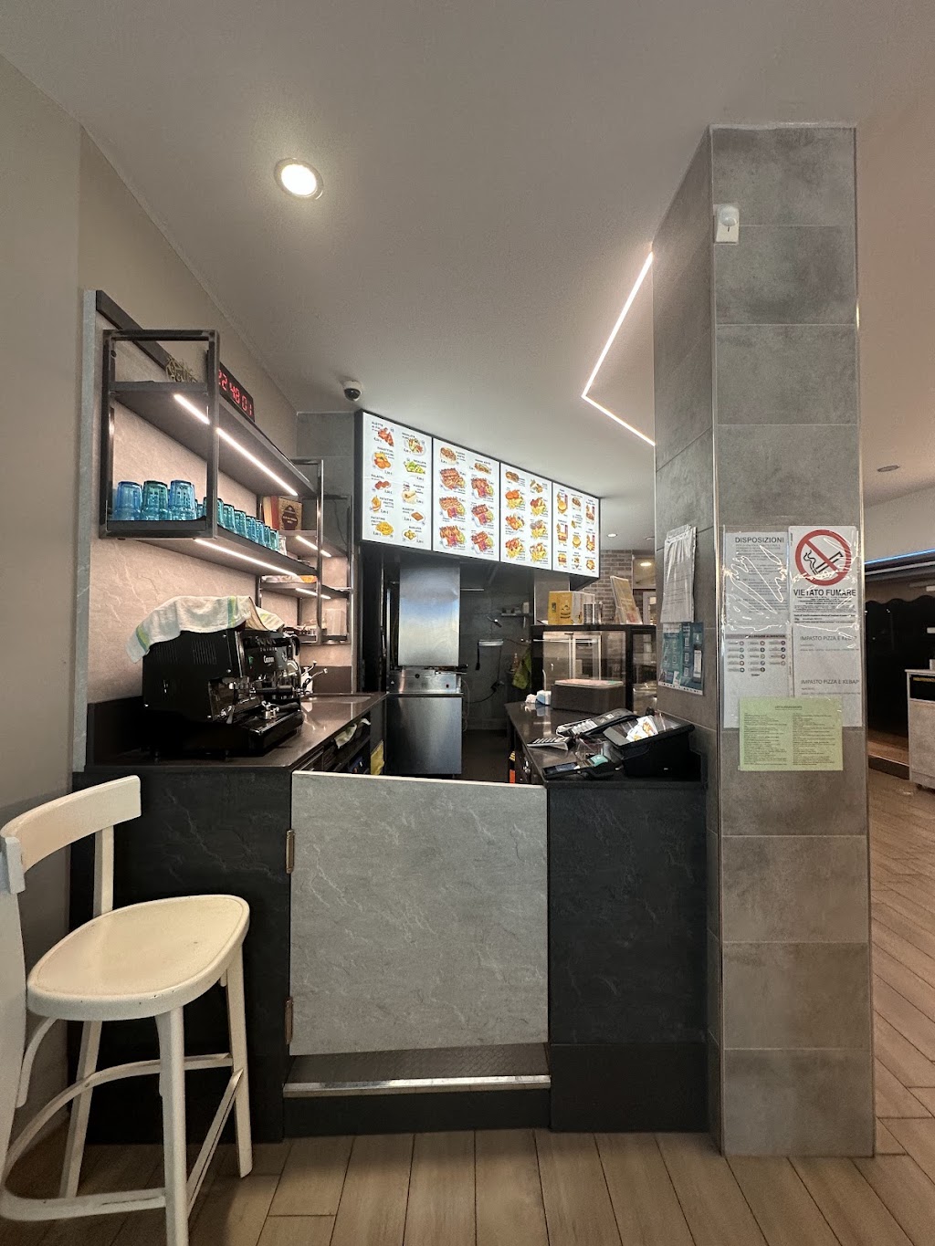 Kebab pizza grill