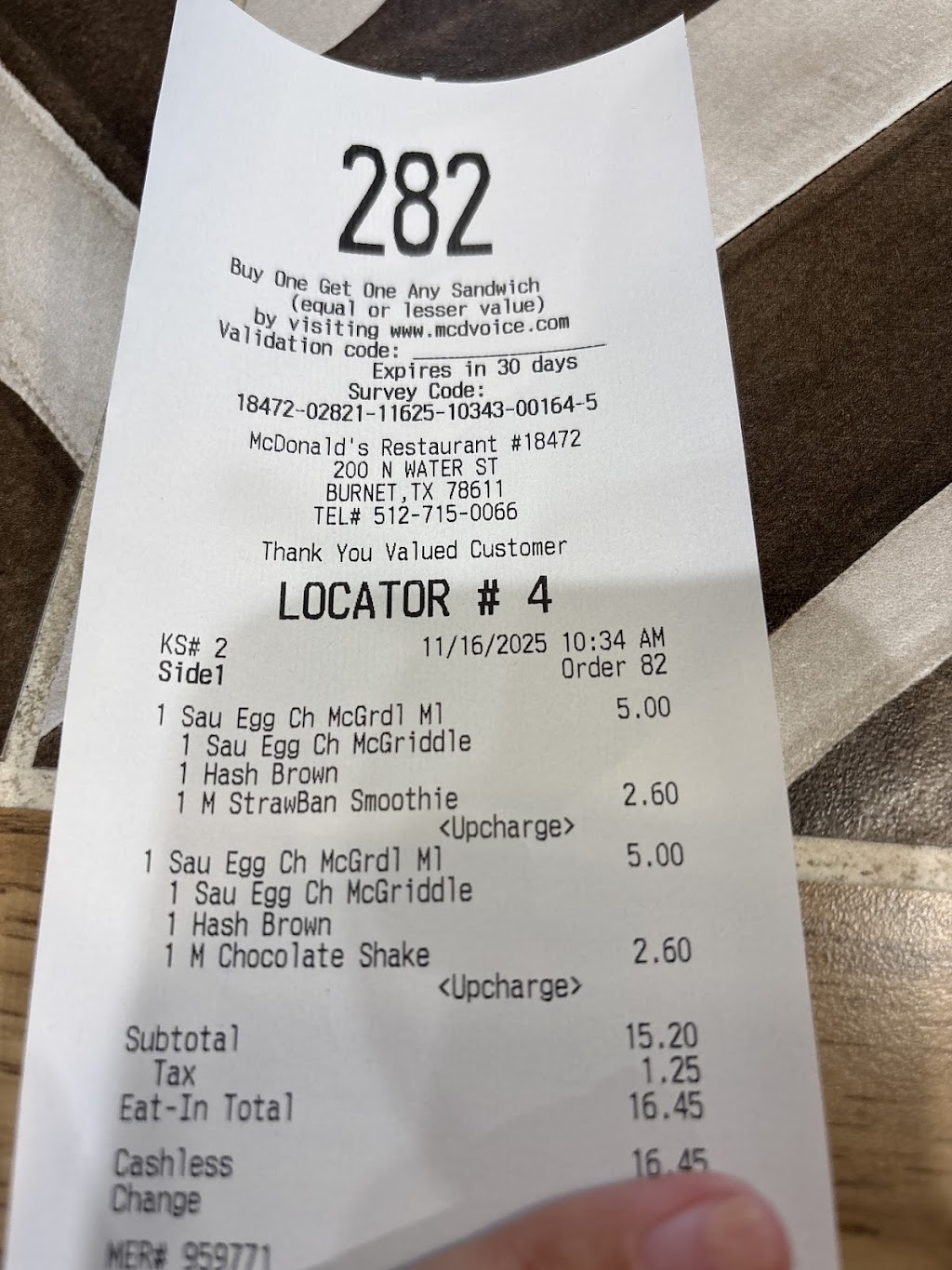 McDonald's, Burnet, TX