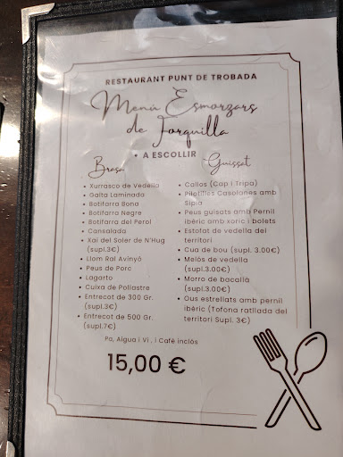 Restaurant Punt de trobada Sant Martí, Cataluna, Spain