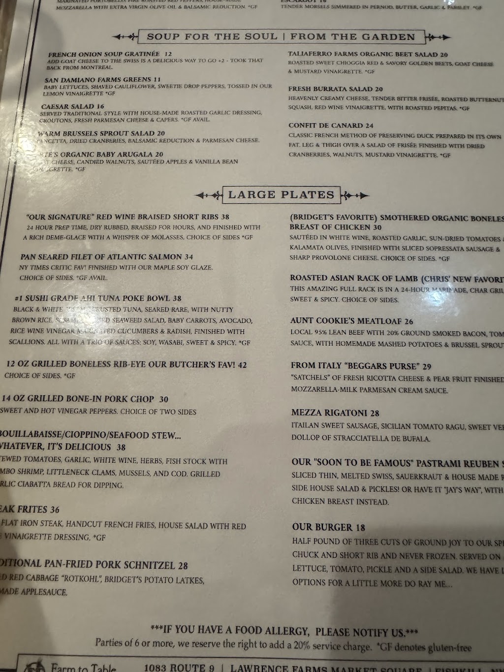 Farm to Table Bistro