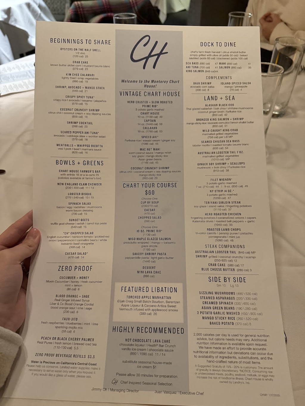 Chart House, Monterey, CA