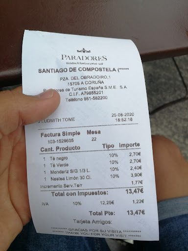 Café do Parador de Santiago