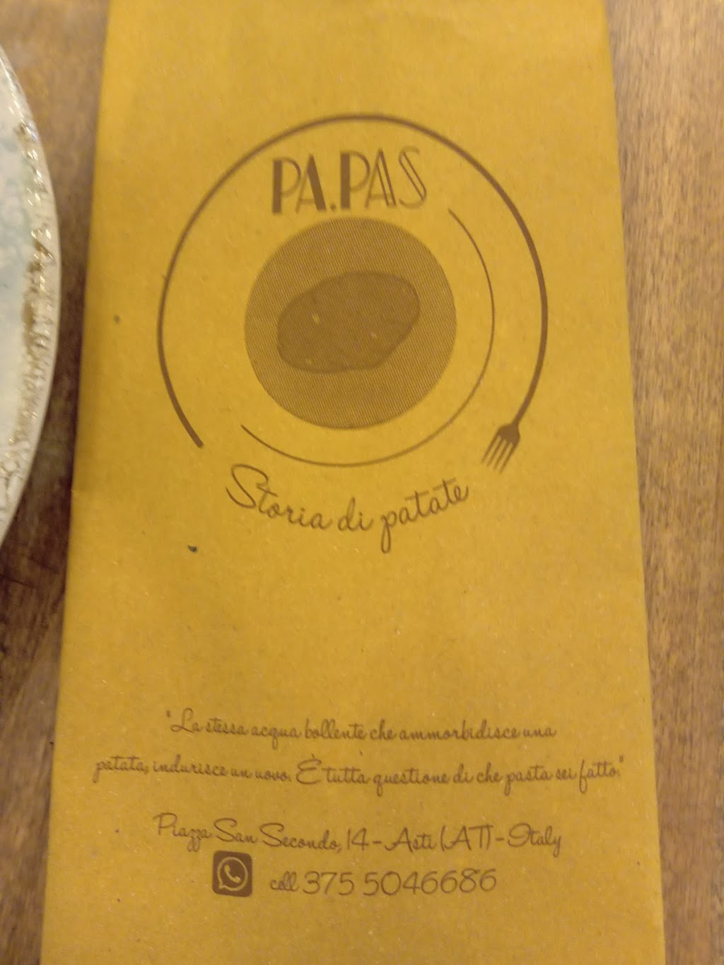 Papas, Asti