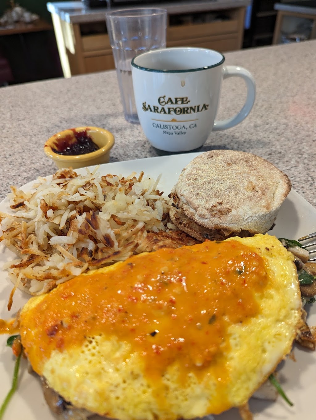 Café Sarafornia, Calistoga, CA