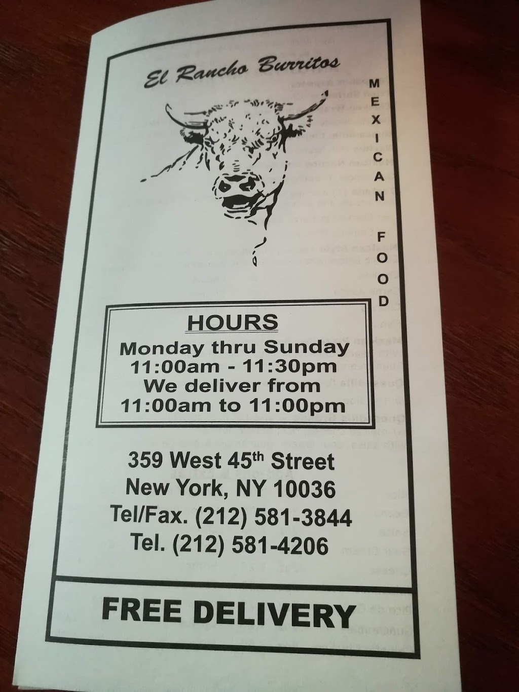 El Rancho Burritos