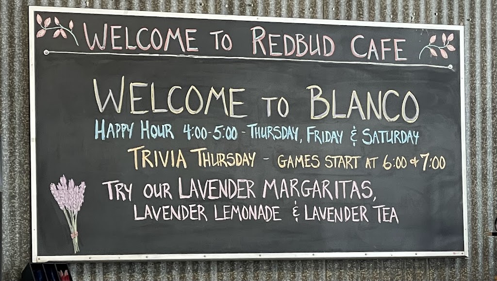 Red Bud Cafe, Blanco, TX