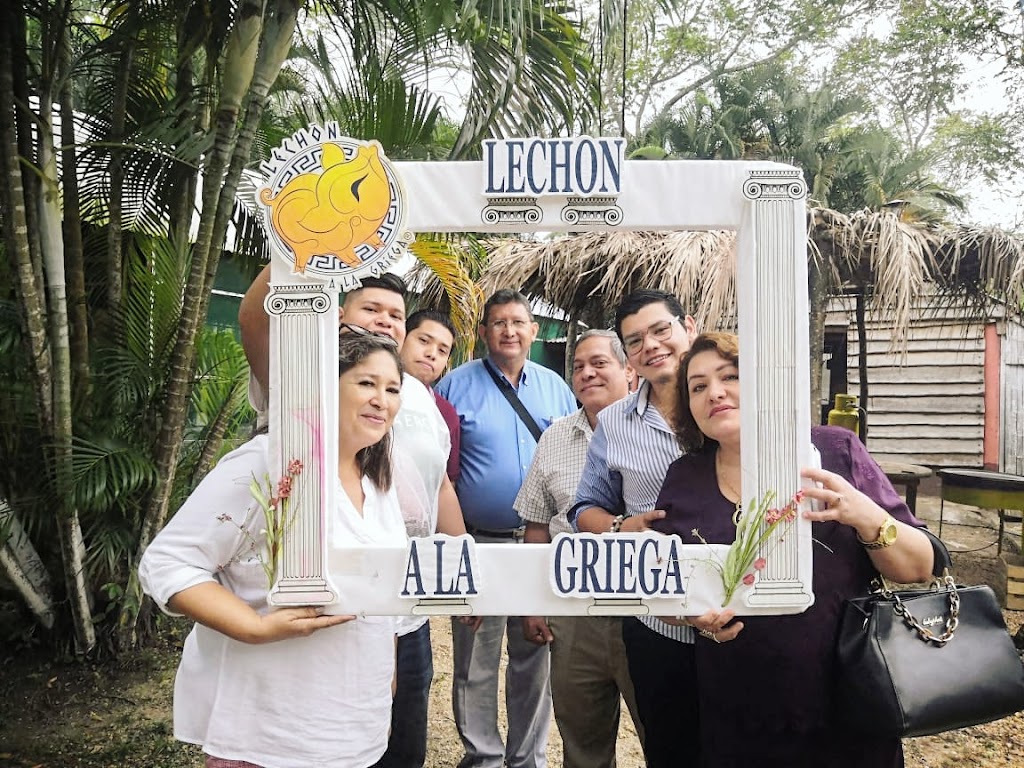 Lechón a la griega