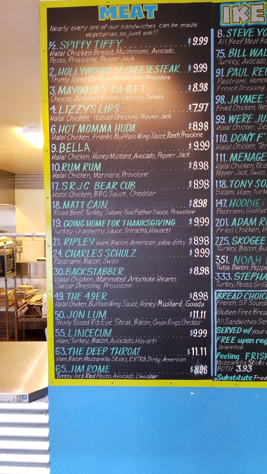 Ike's Love and Sandwiches, Santa Rosa, CA