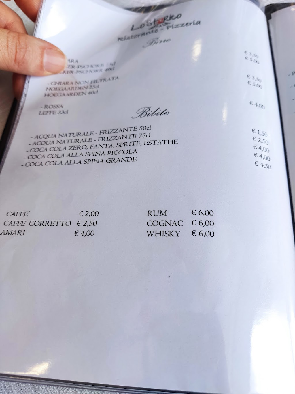 Pizzeria Ristorante Lo Storico