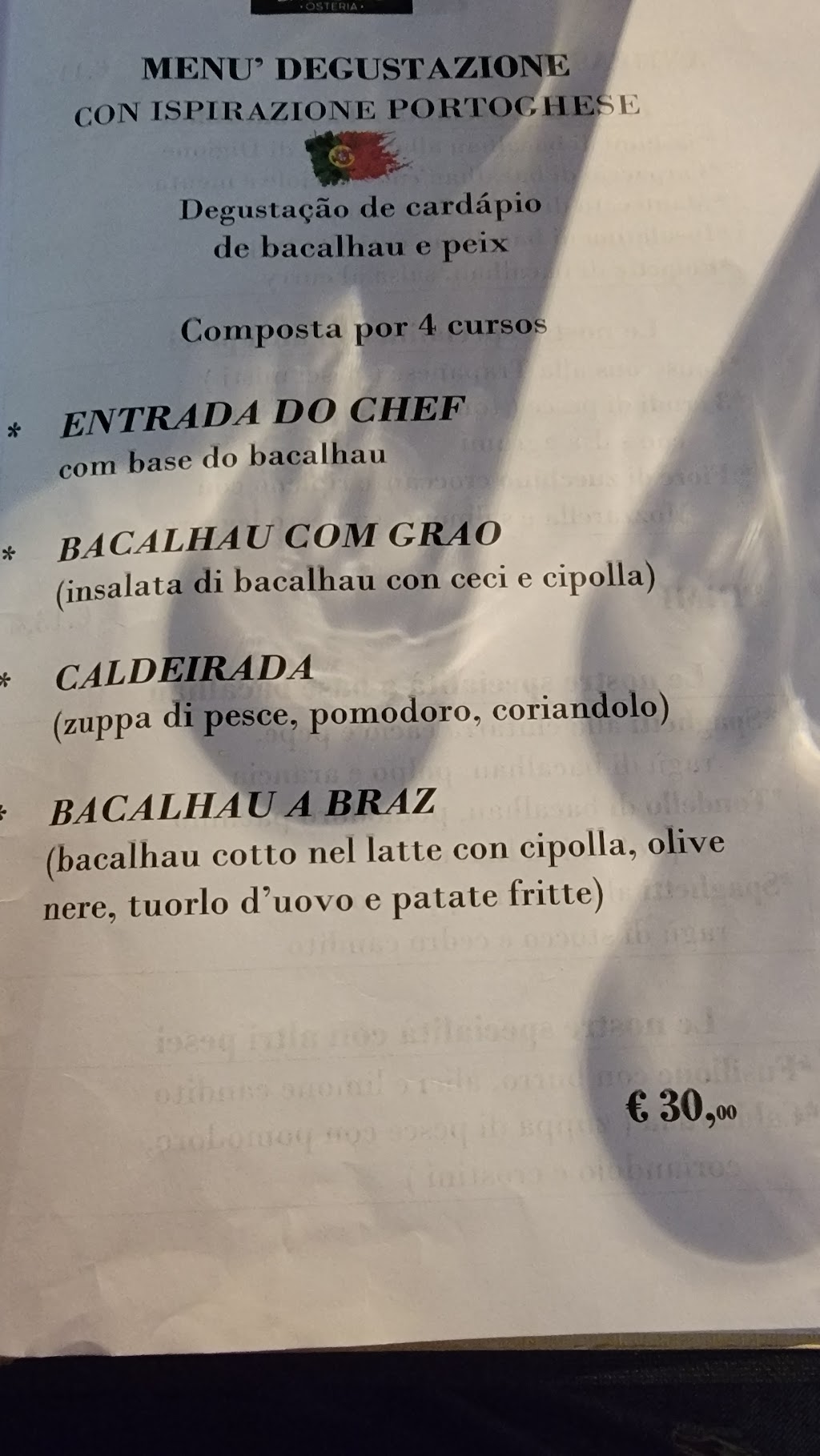Bacalhau Osteria